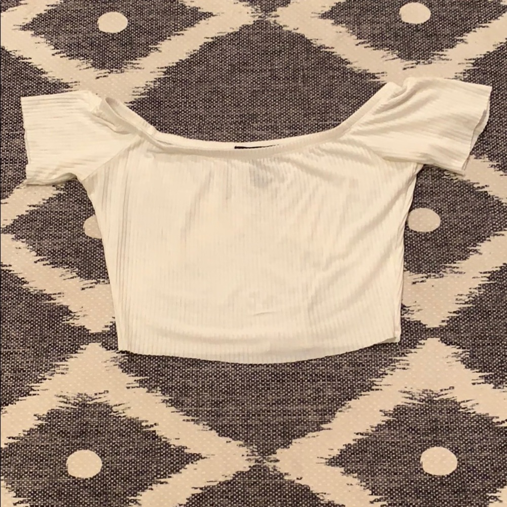 Off the Shoulder Crop Top